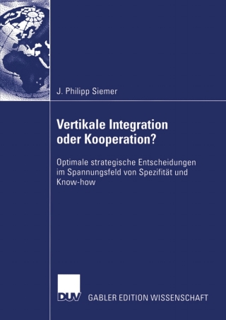 Imagen de portada: Vertikale Integration oder Kooperation? 9783824481569
