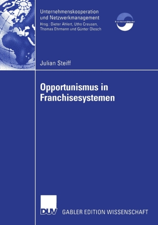 表紙画像: Opportunismus in Franchisesystemen 9783824481774