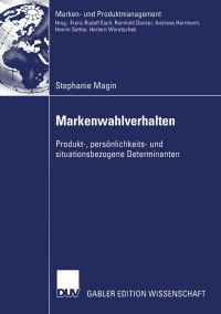 Cover image: Markenwahlverhalten 9783824481828