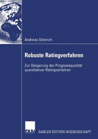 Cover image: Robuste Ratingverfahren 9783824483044