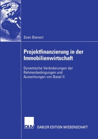 Imagen de portada: Projektfinanzierung in der Immobilienwirtschaft 9783824483051