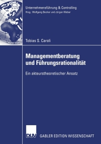 Immagine di copertina: Managementberatung und Führungsrationalität 9783824483150