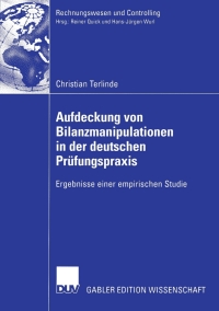 Imagen de portada: Aufdeckung von Bilanzmanipulationen in der deutschen Prüfungspraxis 9783824483389