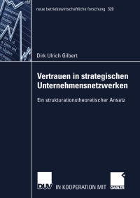 Immagine di copertina: Vertrauen in strategischen Unternehmensnetzwerken 9783824491223
