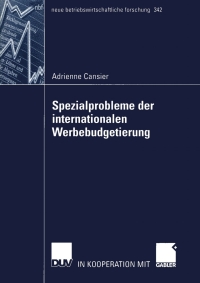 Cover image: Spezialprobleme der internationalen Werbebudgetierung 9783824491483