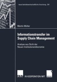 Imagen de portada: Informationstransfer im Supply Chain Management 9783835000261