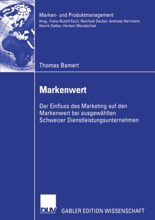 Cover image: Markenwert 9783835000933