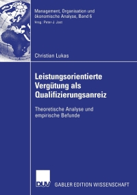 Cover image: Leistungsorientierte Vergütung als Qualifizierungsanreiz 9783835001084