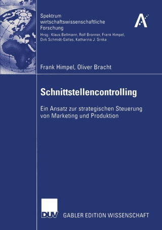 表紙画像: Schnittstellencontrolling 9783835001572