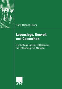 صورة الغلاف: Lebenslage, Umwelt und Gesundheit 9783835060074