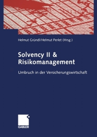 Imagen de portada: Solvency II & Risikomanagement 1st edition 9783409034425