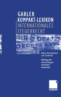 Cover image: Gabler Kompakt-Lexikon Internationales Steuerrecht 9783409118965