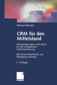 Imagen de portada: CRM für den Mittelstand 2nd edition 9783409219341