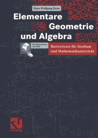 Titelbild: Elementare Geometrie und Algebra 9783528032012