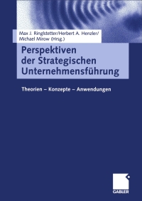 Omslagafbeelding: Perspektiven der Strategischen Unternehmensführung 1st edition 9783409123372