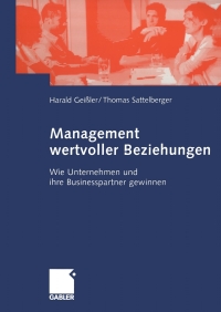 Imagen de portada: Management wertvoller Beziehungen 9783409124287