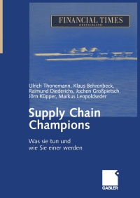 Cover image: Supply Chain Champions 9783409124416