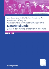 Imagen de portada: Notariatskunde 3rd edition 9783409314480