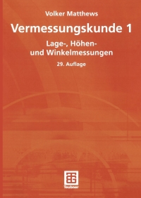 Omslagafbeelding: Vermessungskunde 1 29th edition 9783519252528