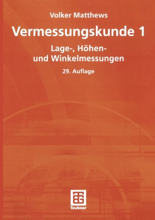 Cover image: Vermessungskunde 1 29th edition 9783519252528