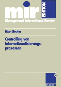 Cover image: Controlling von Internationalisierungs-prozessen 9783834900869