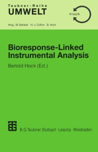 Cover image: Bioresponse-Linked Instrumental Analysis 9783519003168