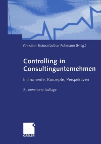 Cover image: Controlling in Consultingunternehmen 2nd edition 9783409221399