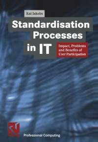 Cover image: Standardisation Processes in IT 9783528056896