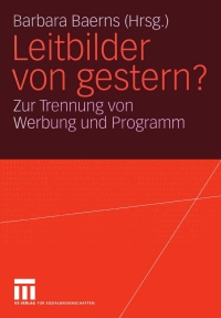 Cover image: Leitbilder von gestern? 1st edition 9783531133546