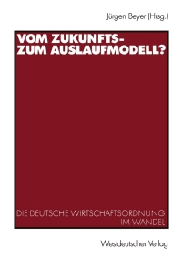 Imagen de portada: Vom Zukunfts- zum Auslaufmodell? 1st edition 9783531140032