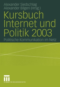 Cover image: Kursbuch Internet und Politik 2003 1st edition 9783810037237