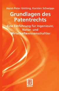 Cover image: Grundlagen des Patentrechts 9783519003069