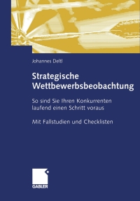 Cover image: Strategische Wettbewerbsbeobachtung 9783409125734