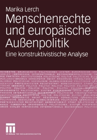 Immagine di copertina: Menschenrechte und europäische Außenpolitik 9783531142494