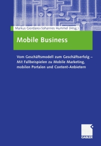 Cover image: Mobile Business 1st edition 9783409034005