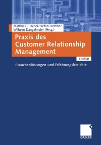 Imagen de portada: Praxis des Customer Relationship Management 2nd edition 9783409218900