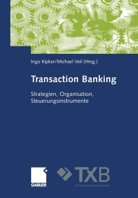 Imagen de portada: Transaction Banking 1st edition 9783409125086