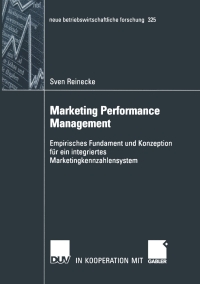 Cover image: Marketing Performance Management 9783824491346