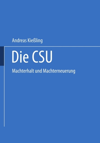 Imagen de portada: Die CSU 9783531143804