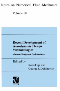 Cover image: Recent Development of Aerodynamic Design Methodologies 1st edition 9783528069681