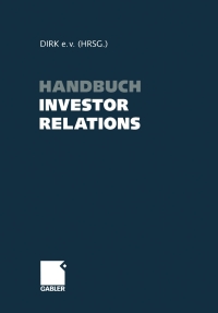 Omslagafbeelding: Handbuch Investor Relations 1st edition 9783409125628