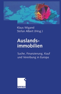 Cover image: Auslandsimmobilien 1st edition 9783409124683