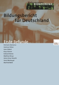 表紙画像: Bildungsbericht für Deutschland 9783810040602