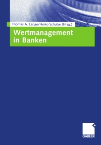 Imagen de portada: Wertmanagement in Banken 9783409142441
