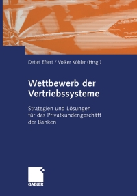 صورة الغلاف: Wettbewerb der Vertriebssysteme 1st edition 9783409125383