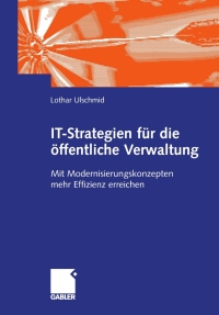 Immagine di copertina: IT-Strategien für die öffentliche Verwaltung 9783409124980