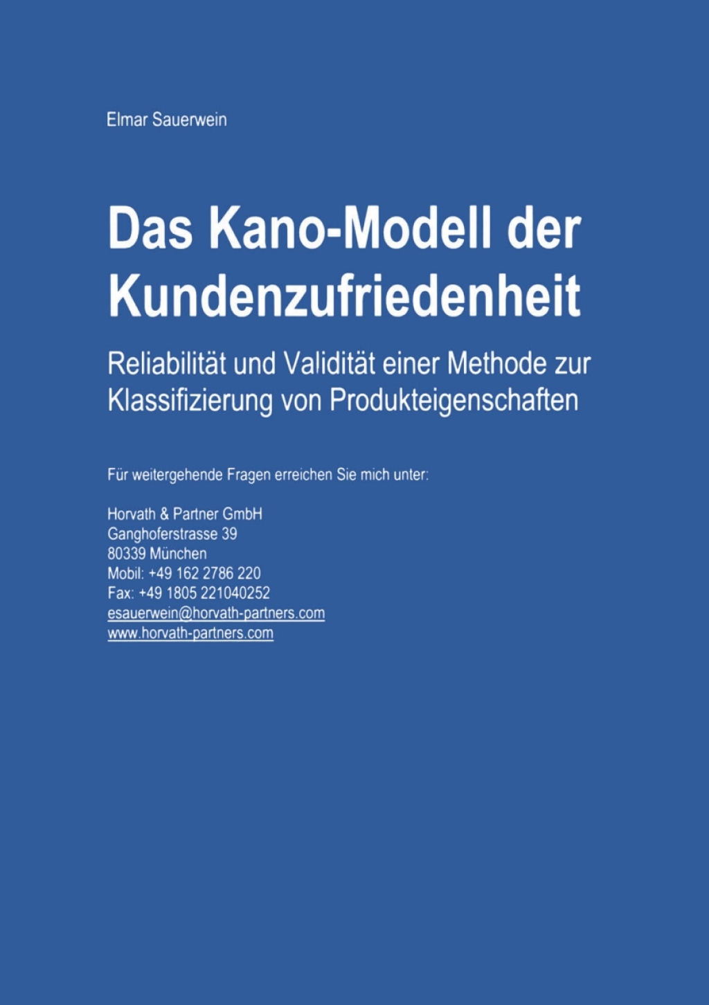 ISBN 9783824470709 product image for Das Kano-Modell der Kundenzufriedenheit (eBook Rental) | upcitemdb.com