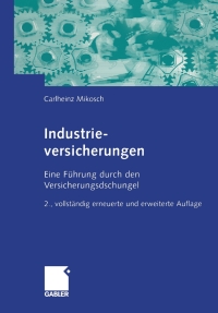Imagen de portada: Industrieversicherungen 2nd edition 9783322908926