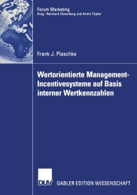 Immagine di copertina: Wertorientierte Management-Incentivesysteme auf Basis interner Wertkennzahlen 9783824477609