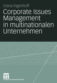 Imagen de portada: Corporate Issues Management in multinationalen Unternehmen 9783531142166